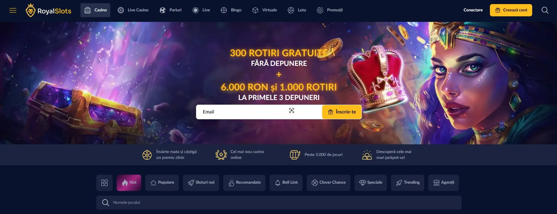 lista cazinouri online romania Royal Slots